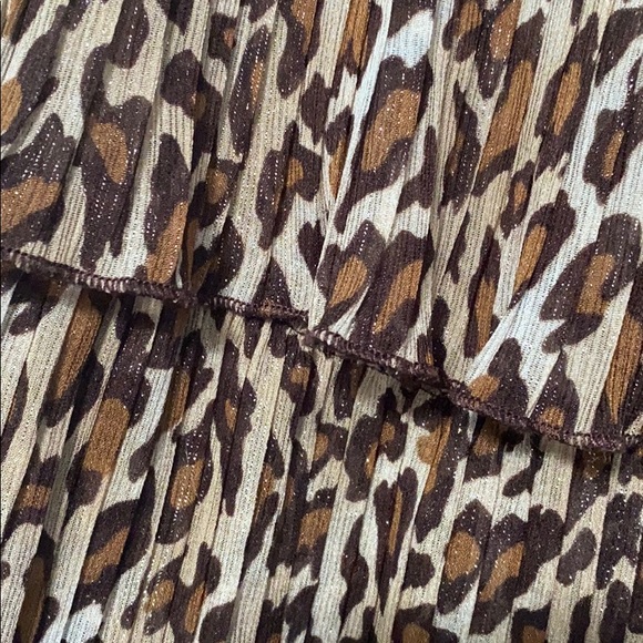 Justice Animal Print Tiered Ruffle dress Sz 8 - Picture 3 of 6